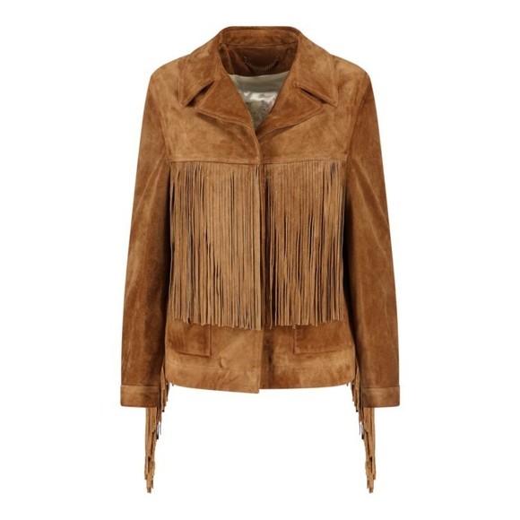 Golden Goose Suede Fringe Jacket – Brown - NWT - Picture 1 of 5